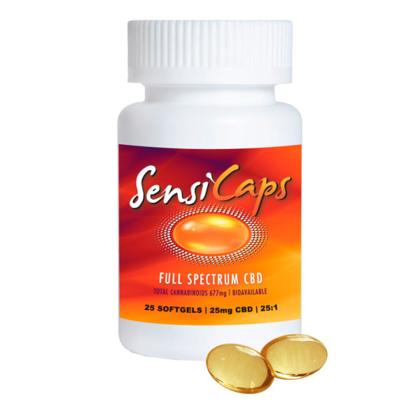 Sensi Caps 25:1 CBD Softgels 25 Pack